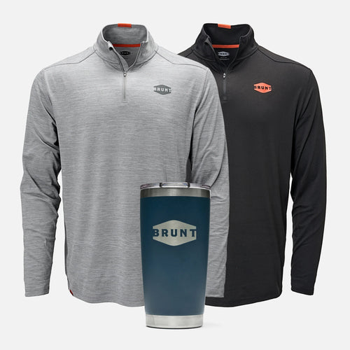 The McKenna 1/4 Zip Long Sleeve Tech Shirt Pack