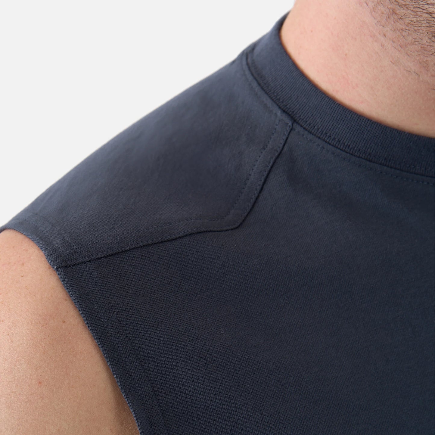 The Martin Sleeveless Pocket Tee