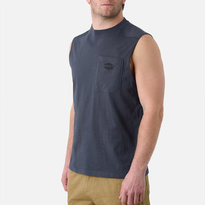 The Martin Sleeveless Pocket Tee