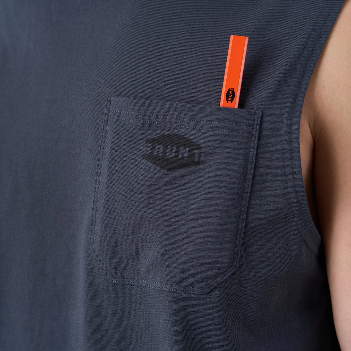 The Martin Sleeveless Pocket Tee