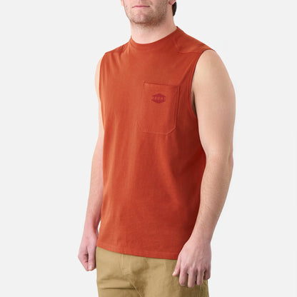 The Martin Sleeveless Pocket Tee