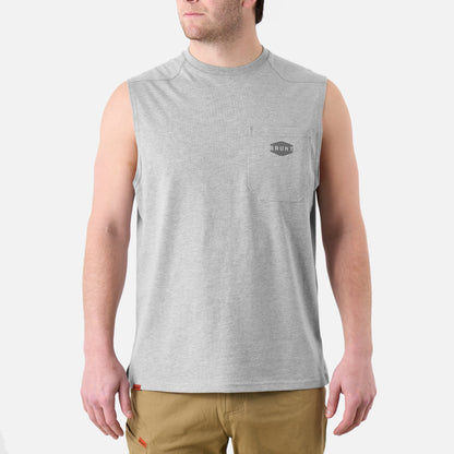 The Martin Sleeveless Pocket Tee